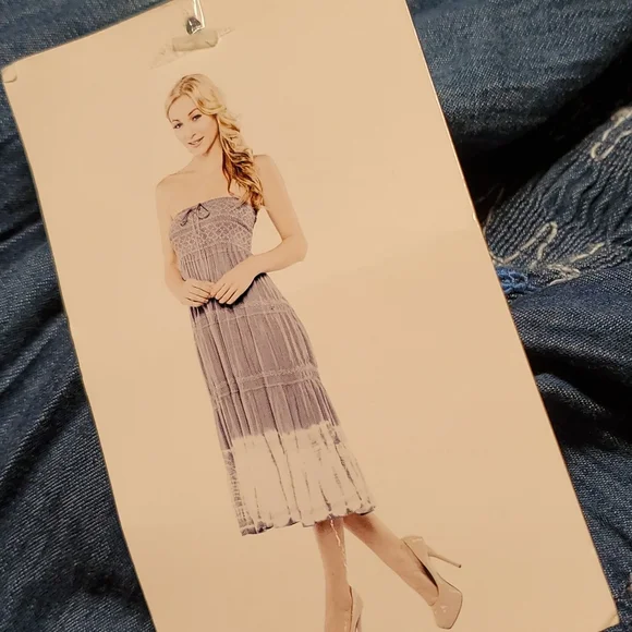 Lapis jean skirt /dress - Picture 5 of 11